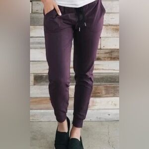ZYIA Active Maroon Joggers